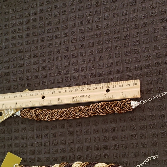 Bracelets glass beads set of 2 New - Picture 2 of 9